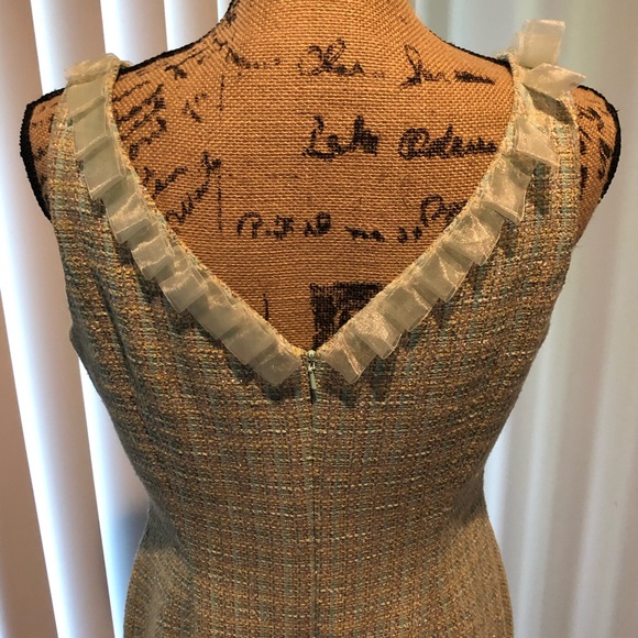 Vintage Carmen Marc Valvo collection sz 10 dress designer romantic night out - Picture 7 of 10